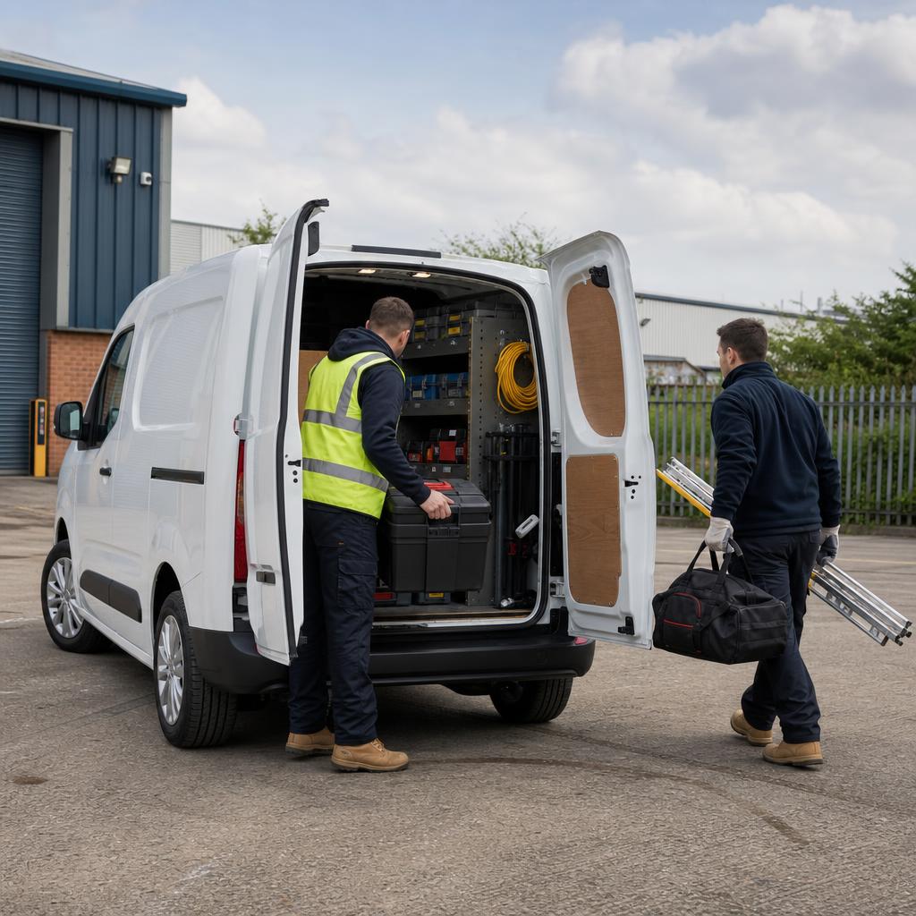 Self-drive hire vehicle near Totton and the Southampton approach roads